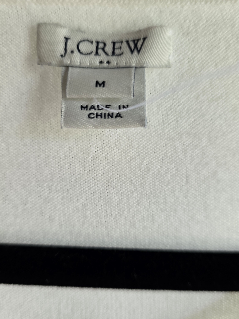J.CREW White Cotton Tunic with Embroidered Bib - Picture 3 of 6
